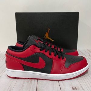 🔴SOLD🔴Nike Air Jordan 1 Low Reverse Bred 553558-606 Mens